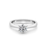 Brilliant Cut Diamond Solitaire Engagement Ring - Dracakis Jewellers